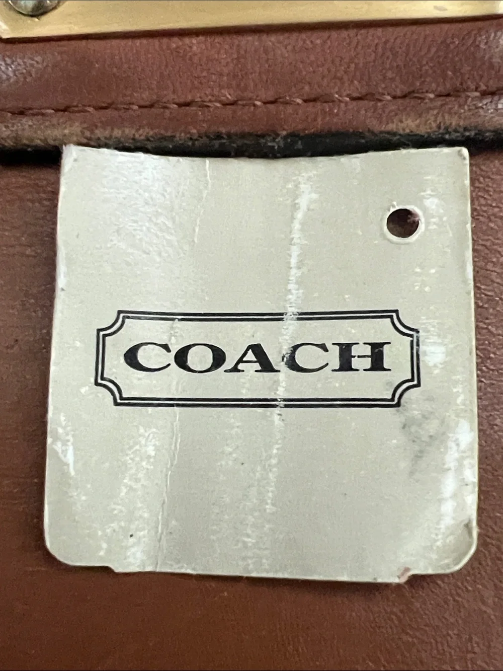 Coach Vintage Leather Briefcase w/ Combination Lock - 329 🔐 No 288 0122